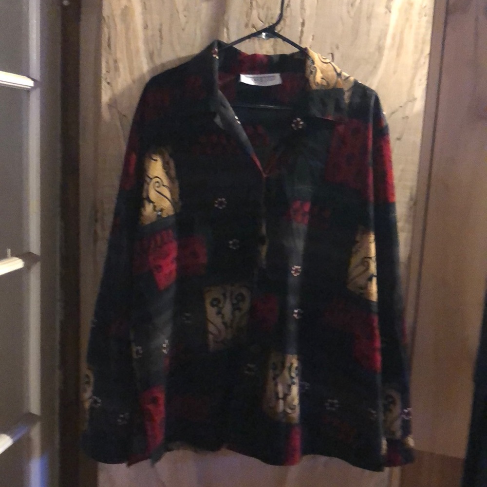 Silky paisley blouse